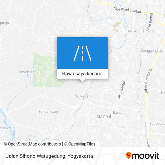 Peta Jalan Sihono Watugedung