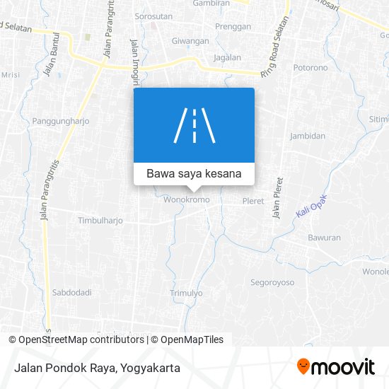 Peta Jalan Pondok Raya