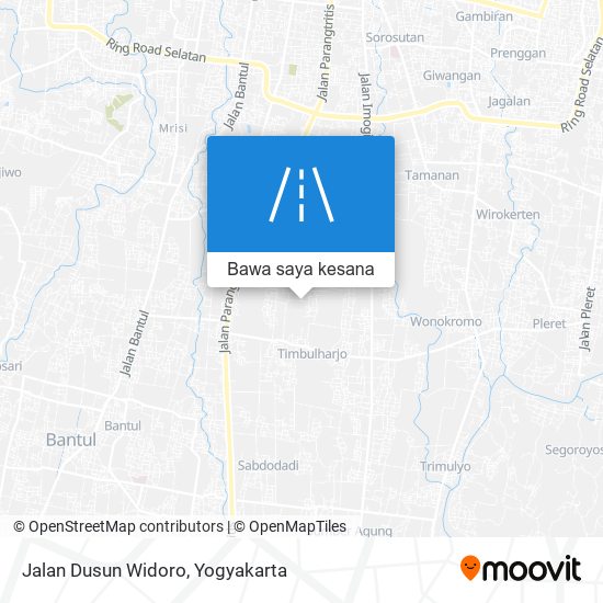 Peta Jalan Dusun Widoro