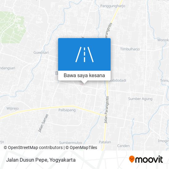 Peta Jalan Dusun Pepe