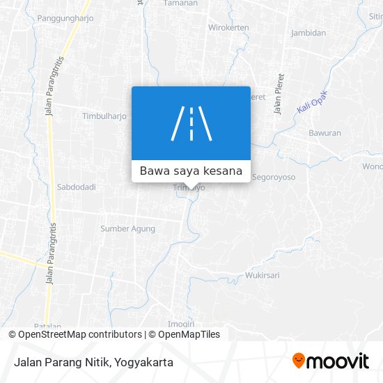 Peta Jalan Parang Nitik