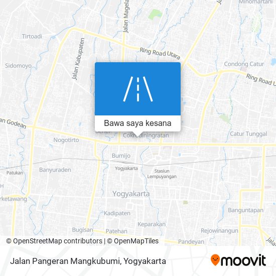 Peta Jalan Pangeran Mangkubumi