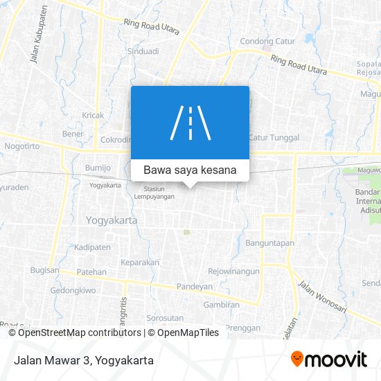 Peta Jalan Mawar 3