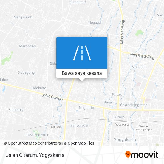 Peta Jalan Citarum