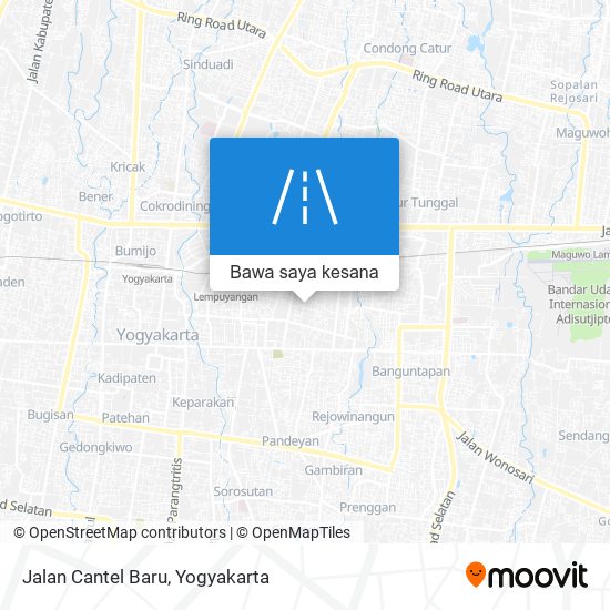 Peta Jalan Cantel Baru