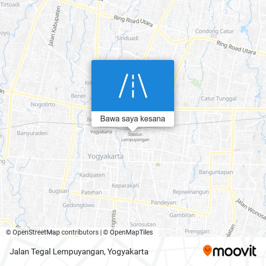 Peta Jalan Tegal Lempuyangan