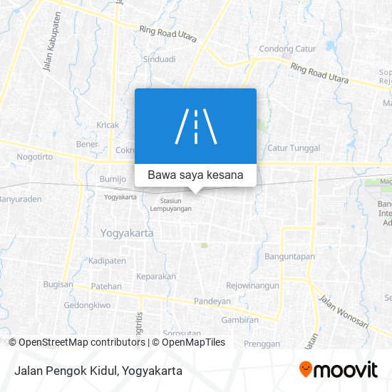 Peta Jalan Pengok Kidul