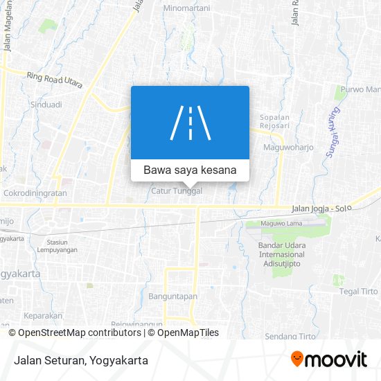 Peta Jalan Seturan