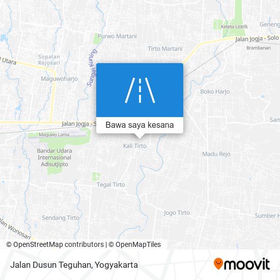 Peta Jalan Dusun Teguhan