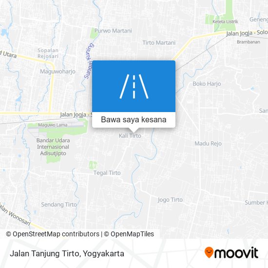 Peta Jalan Tanjung Tirto