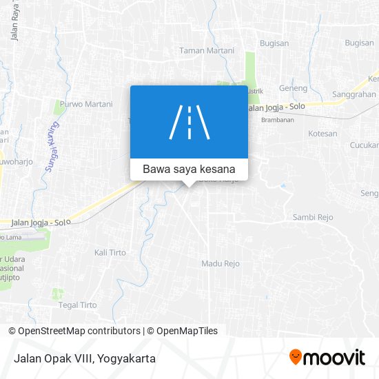 Peta Jalan Opak VIII