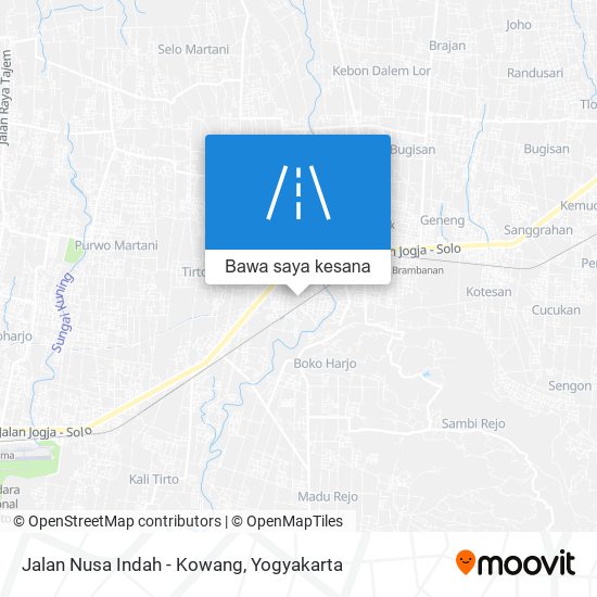 Peta Jalan Nusa Indah - Kowang