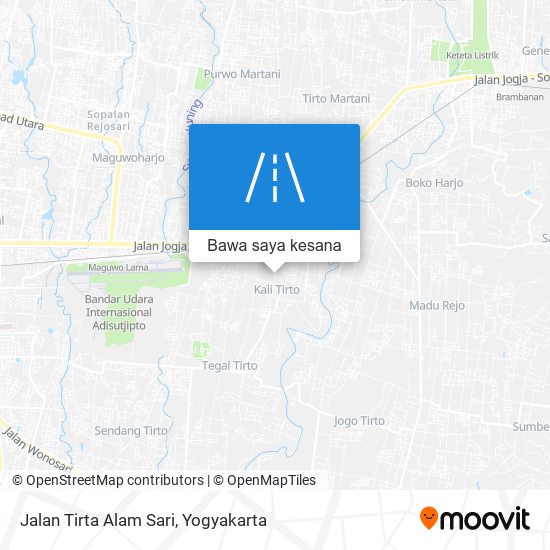 Peta Jalan Tirta Alam Sari