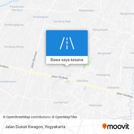Peta Jalan Dusun Kwagon
