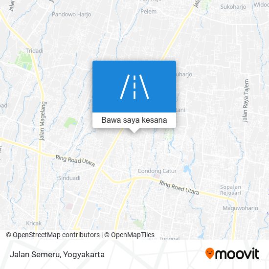 Peta Jalan Semeru