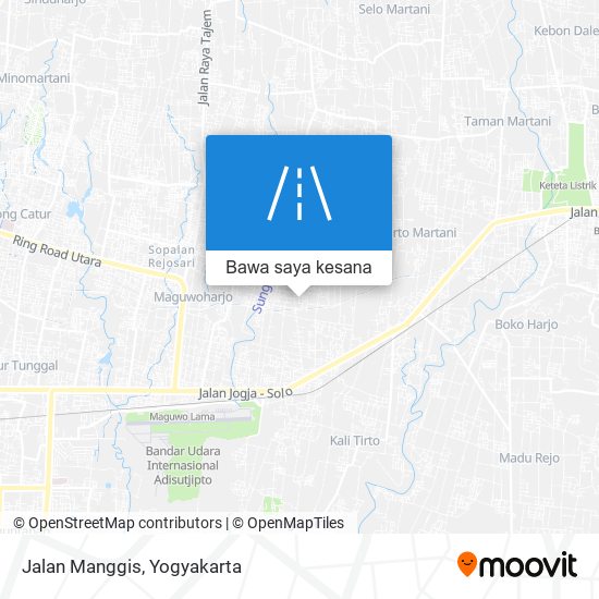 Peta Jalan Manggis