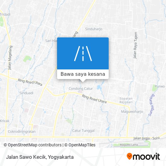 Peta Jalan Sawo Kecik