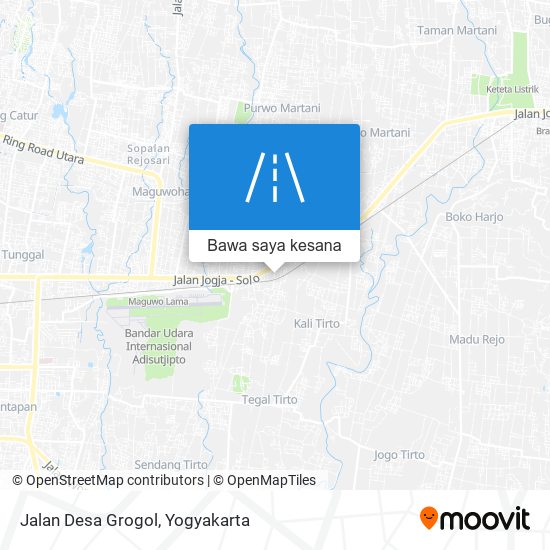 Peta Jalan Desa Grogol