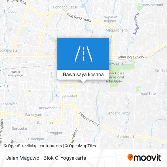 Peta Jalan Maguwo - Blok O