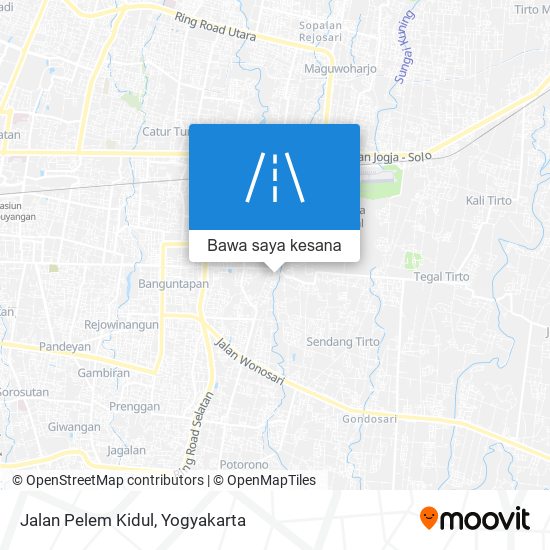 Peta Jalan Pelem Kidul