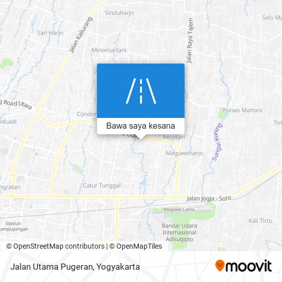 Peta Jalan Utama Pugeran