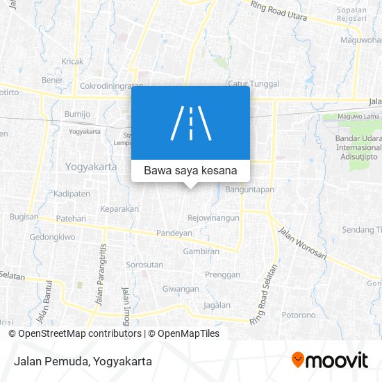 Peta Jalan Pemuda