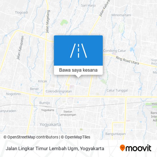 Peta Jalan Lingkar Timur Lembah Ugm