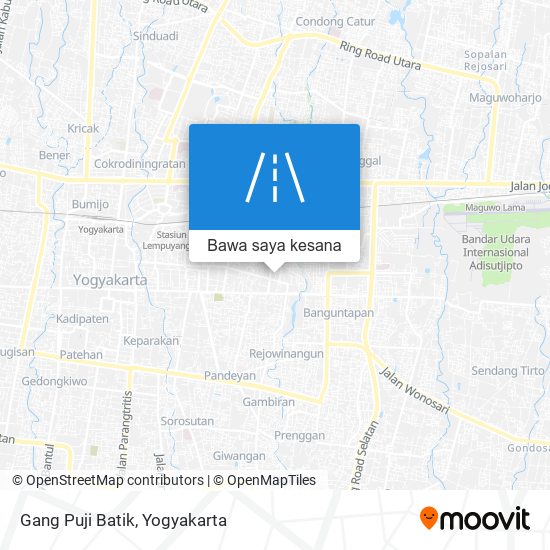 Peta Gang Puji Batik
