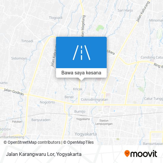 Peta Jalan Karangwaru Lor