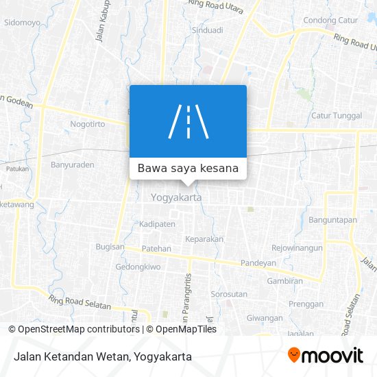 Peta Jalan Ketandan Wetan