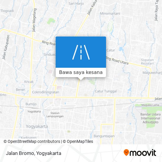 Peta Jalan Bromo