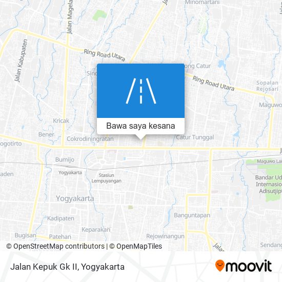 Peta Jalan Kepuk Gk II