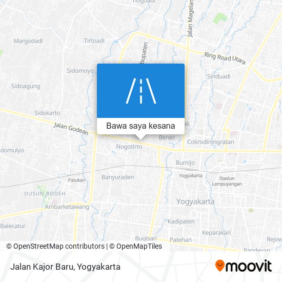 Peta Jalan Kajor Baru