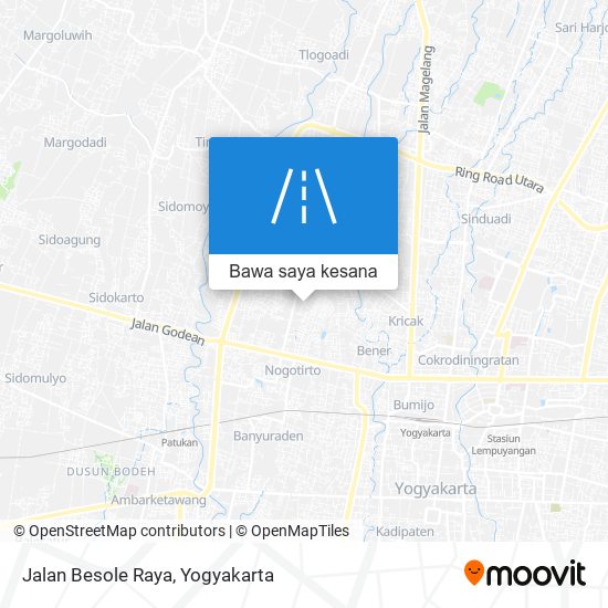 Peta Jalan Besole Raya