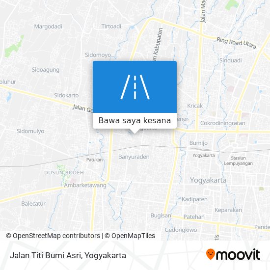 Peta Jalan Titi Bumi Asri