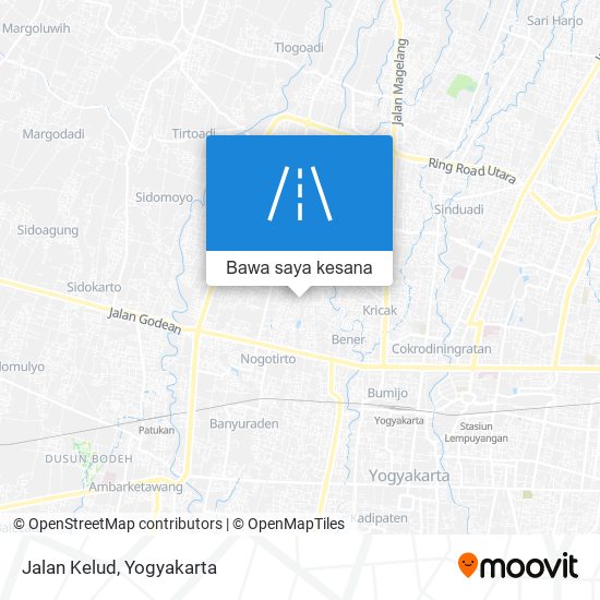 Peta Jalan Kelud