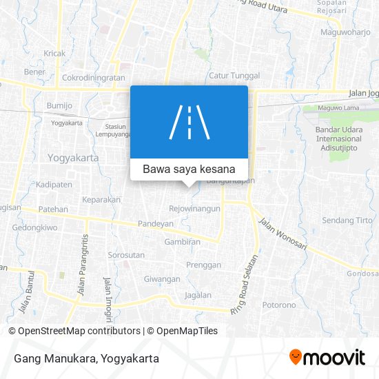 Peta Gang Manukara