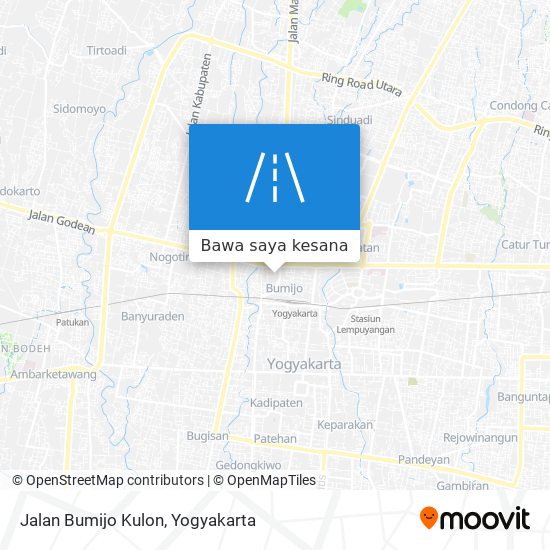 Peta Jalan Bumijo Kulon