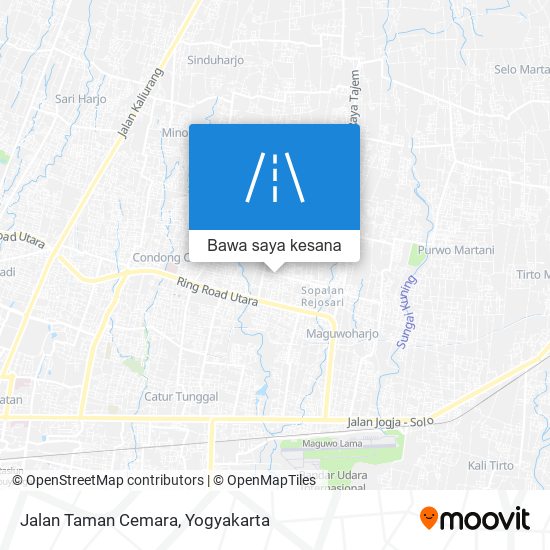 Peta Jalan Taman Cemara