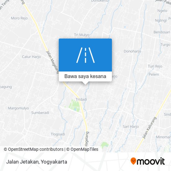 Peta Jalan Jetakan