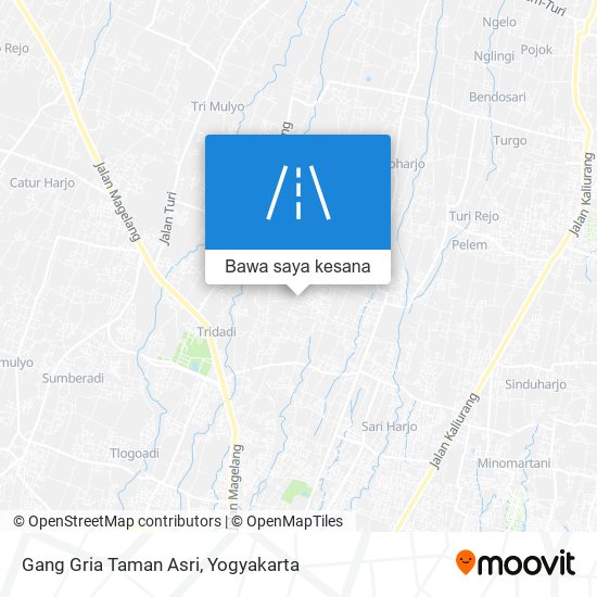 Peta Gang Gria Taman Asri