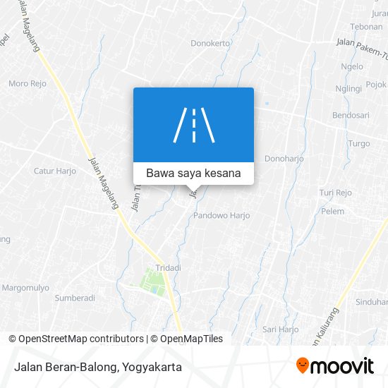 Peta Jalan Beran-Balong