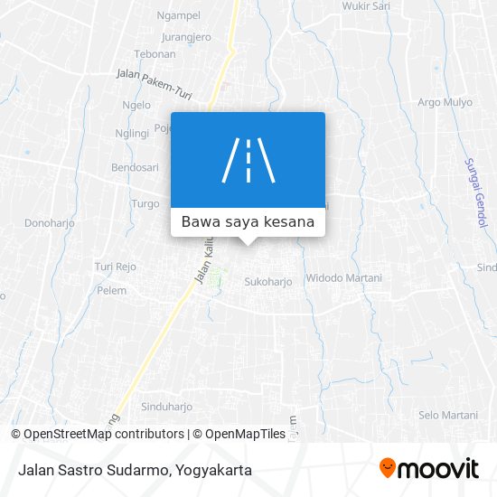 Peta Jalan Sastro Sudarmo