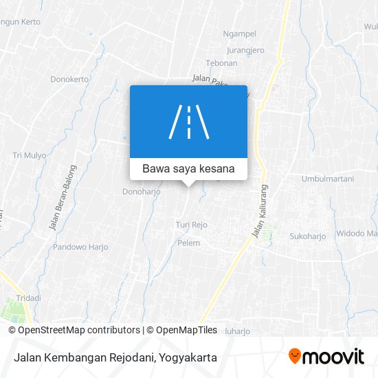 Peta Jalan Kembangan Rejodani