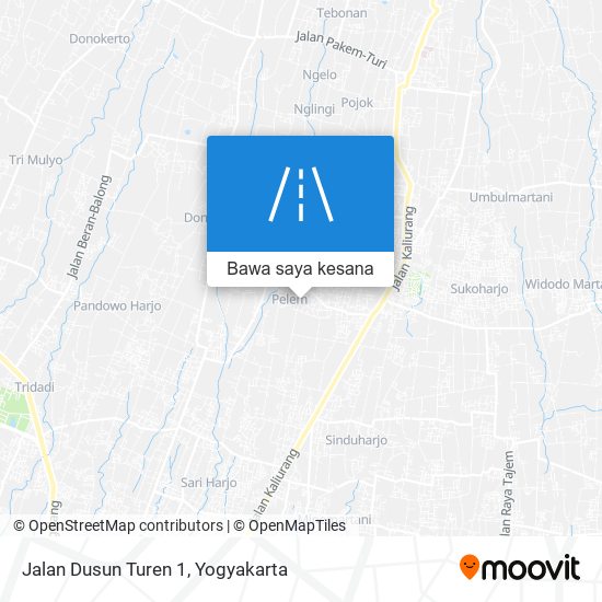 Peta Jalan Dusun Turen 1