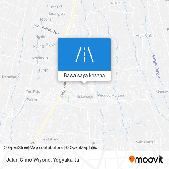 Peta Jalan Gimo Wiyono