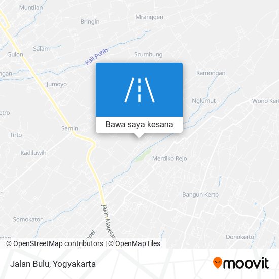 Peta Jalan Bulu