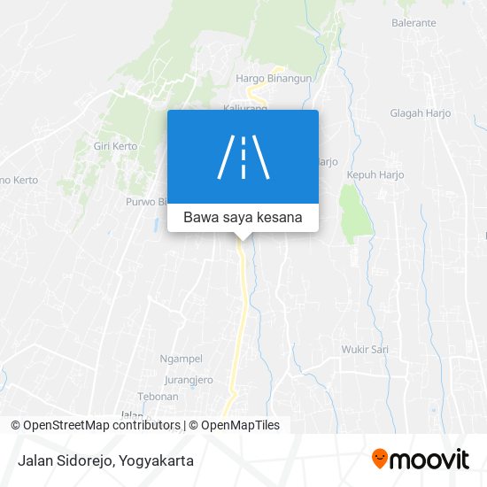 Peta Jalan Sidorejo