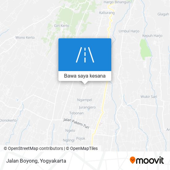 Peta Jalan Boyong