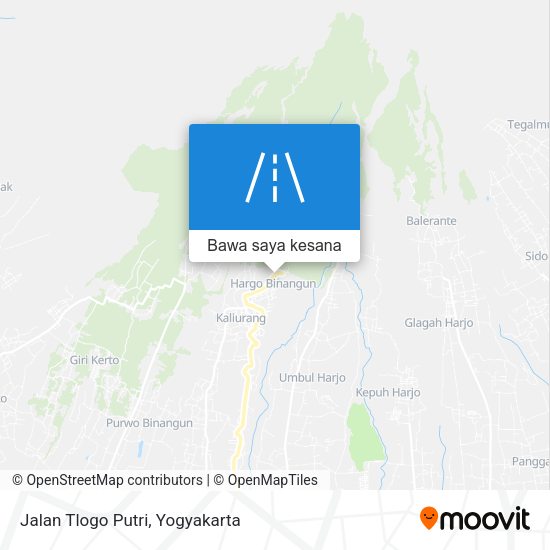 Peta Jalan Tlogo Putri